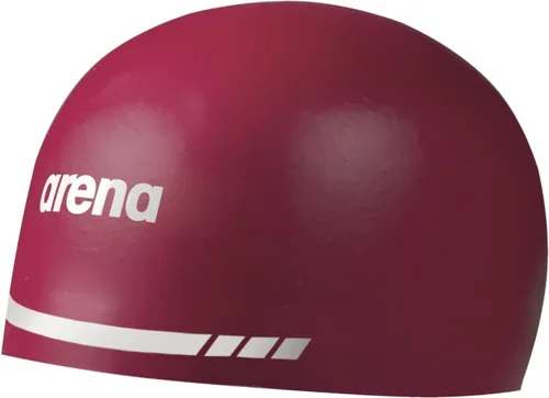 Miniatura 9 de Arena 3D Soft USA Gorro de natación unisex de silicona para adultos, para hombres y mujeres, para entrenamiento, competición y baño, para nadadores