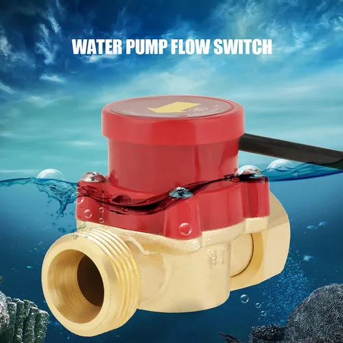 Miniatura 3 de HT-60 220V 0.5A G3/4"-3/4" Interruptor del sensor de agua del hilo para la bomba de refuerzo