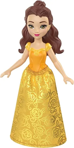 Mattel Disney Princesses, muñeca Belle articulada de 3.5 in, 3 años y +, HLW78