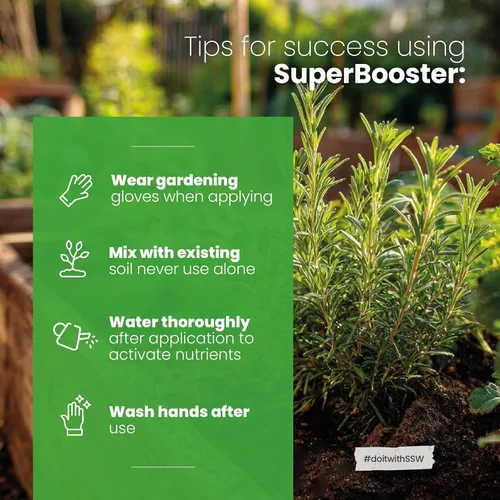 Miniatura 5 de Soil Seed & Water SuperBooster Fertilizante concentrado orgánico - Enmienda del suelo para un crecimiento robusto de plantas - Potenciador
