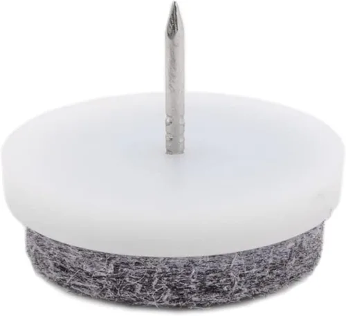 Miniatura 9 de 50 almohadillas redondas de fieltro resistentes para muebles, protectores de suelo de madera dura para silla, mesa, escritorio, escritorio, armario