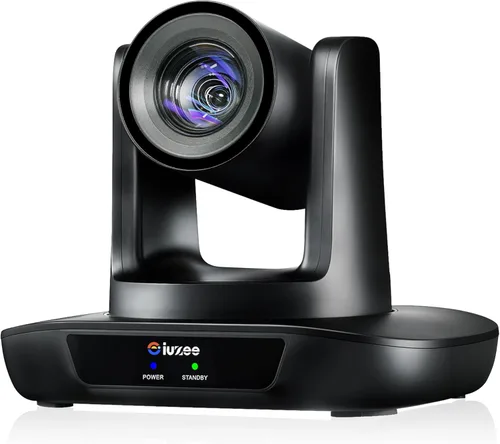 Cámara PTZ de Seguimiento Automático AI iuZee 3G-SDI/USB3.0/HDMI/LAN IP PoE Transmisión en Vivo 20X Zoom Óptico y 8X Zoom Digital Cámara 1080P 60FPS