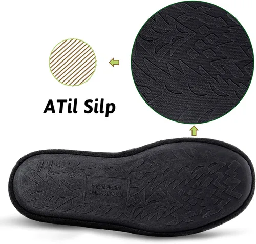 Miniatura 4 de MIXIN Pantuflas para niños pequeños y grandes, zapatos de casa para interiores y exteriores con suela antideslizante