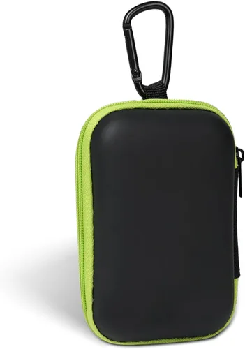Miniatura 14 de Estuche cuadrado para auriculares, bolsa de almacenamiento portátil de EVA, organizador de accesorios para teléfono celular con mosquetón