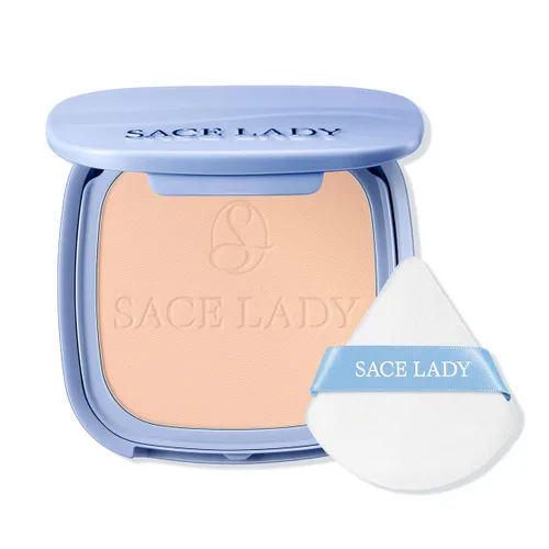 Miniatura 13 de SACE LADY Polvo Facial Impermeable para Fijar Maquillaje, Polvo Compacto Prensado de Control de Grasa para Mujeres, Difuminador de Poros Mate