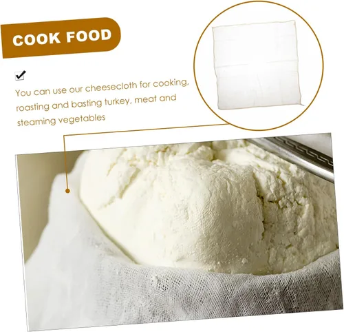 Miniatura 6 de Hemoton Tofu Tofu - 6 piezas de tela filtrante de tofu, paño de filtro de tofu para cocina, reutilizable, estopilla, colador de yogur vegano