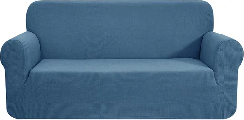 Miniatura 52 de CHUN YI - Funda elástica de 1 pieza para sillón grande, funda protectora suave de Jacquard con elastano, detalle de cuadros y parte inferior