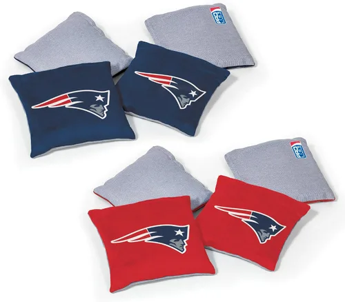 Miniatura 31 de Wild Sports - Bolsas de frijoles de doble cara de fútbol americano profesional de la NFL, 8 unidades, bolsas de lanzamiento de primera calidad