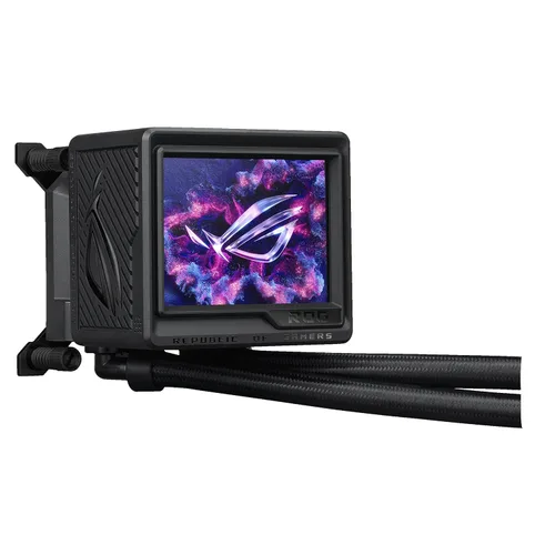 Miniatura 23 de ASUS ROG Ryujin III 360 ARGB Enfriador de CPU líquido todo en uno con radiador de 360 mm. Bomba Asetek de 8ª generación, 3 ventiladores ARGB