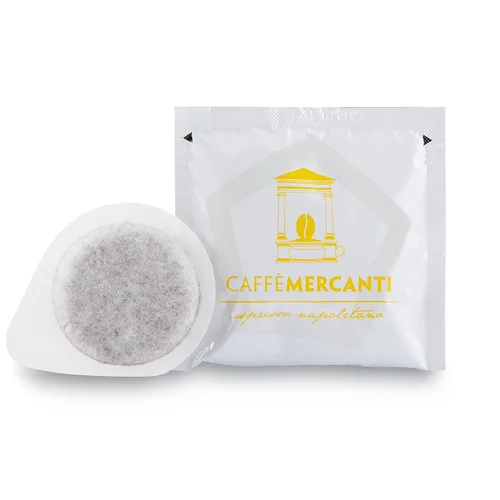 Miniatura 5 de Caffe Mercanti ESE - Máquina de café expreso en cápsulas, 1.732 in, cafetera de una sola porción, 15 bar, color blanco