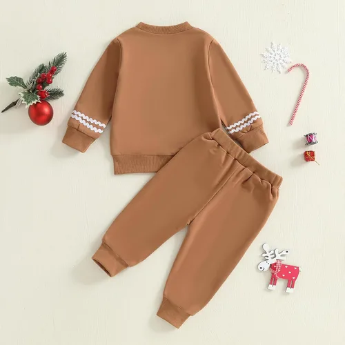 Miniatura 199 de Adobabirl Conjunto de sudadera y pantalones de Halloween para bebé, sudadera y pantalones con parche de calabaza para Halloween, otoño, ropa de bebé