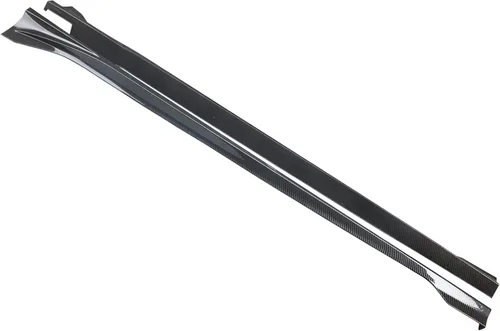 Miniatura 3 de CHIESMA Faldas laterales para Honda Civic de 11ª generación 2022-2025 Sedan y Hatchback ABS Fibra de carbono Estilo RS Estilo Rocker Extensión Panel
