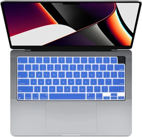 Miniatura 7 de Se7enline Funda compatible con MacBook Air de 15 pulgadas M4 M3 M2 2022-2025 A2941/A3114/A3241, funda rígida para laptop Mac Air 15.3, funda Azul