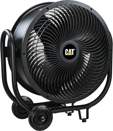Miniatura 10 de CAT Ventiladores - Ventilador de tambor industrial de alta velocidad de 24 pulgadas de grado industrial (amarillo, 3 en 1): 6,500 CFM, 3