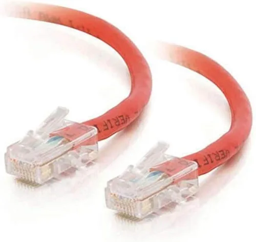 Miniatura 121 de C2G 24494 Cable cruzado Cat5e - Cable de conexión de red sin blindaje sin arranque, naranja (3 pies, 3.0 ft)