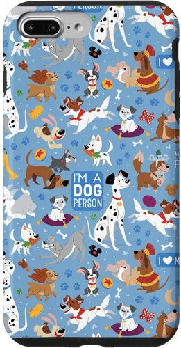 Miniatura 12 de Disney Funda azul para iPhone 17 con texto en inglés "Dogs I'm a Dogperson