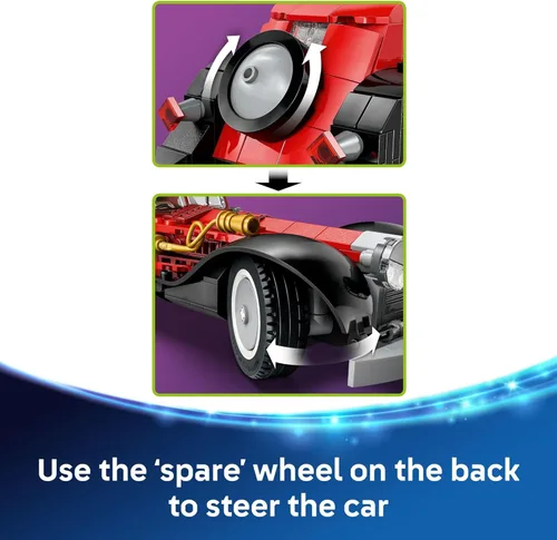 Miniatura 4 de LEGO Disney Cruella De Vil's Car Building Toy – 101 Dalmations juego de construcción de vehículos de simulación para niñas y niños, a partir de 9