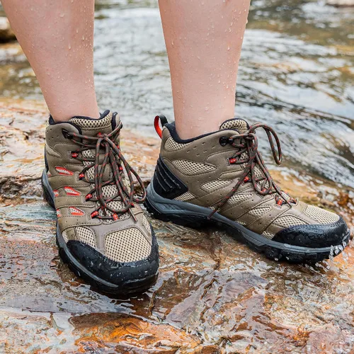 Miniatura 3 de NORTIV 8 Botas de senderismo impermeables para mujer, botas ligeras para senderismo al aire libre