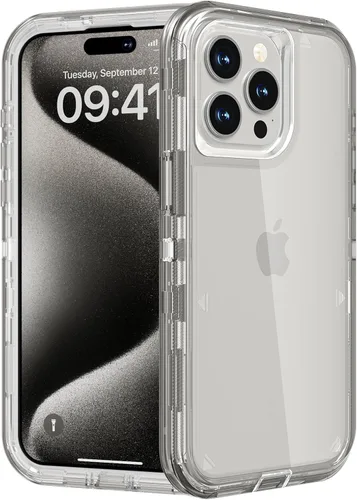 Miniatura 72 de Follaroma para iPhone 11, Funda Resistente a Prueba de Golpes, Protección Anti-Caída, Funda Protectora Transparente de Doble Capa Compatible