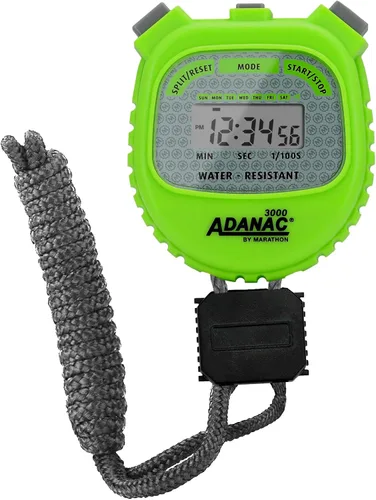 Miniatura 11 de Cronómetro digital MARATHON Adanac 3000 con pantalla extra grande y botones, resistente al agua, negro, 1