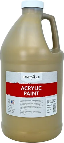 Miniatura 68 de Pintura acrílica para estudiantes, artesanías de 16 onzas. Plateado metálico