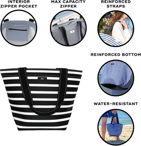 Miniatura 3 de SCOUT Daytripper - Bolso de hombro para mujer, ligero, para uso diario, playa o trabajo, con cremallera y bolsillo interior, bolsa de transporte