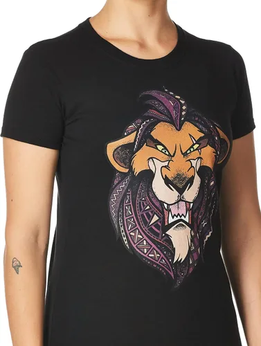 Miniatura 2 de Disney Juniors Lion King estampado cicatriz gráfico camiseta