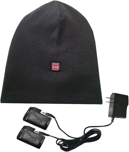 Miniatura 6 de Gorro calefactable, calentador de cabeza de invierno, gorra recargable eléctrica para hombre y mujer