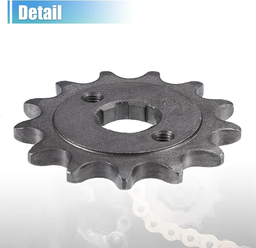 Miniatura 5 de X AUTOHAUX 1 Juego 520 Estilo 13 Dientes 20mm ID Piñones de Motor Delantero para Motocicleta Fit para 50cc 70cc 110cc 125cc Motocicleta Dirt Pit