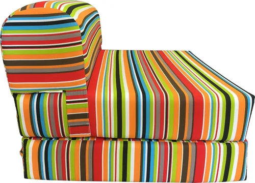 Miniatura 6 de D&D Futon Furniture Cama plegable de 70 x 32 x 6 pulgadas, color rojo y blanco, silla plegable para invitados, sofá, espuma de alta densidad, 1.8
