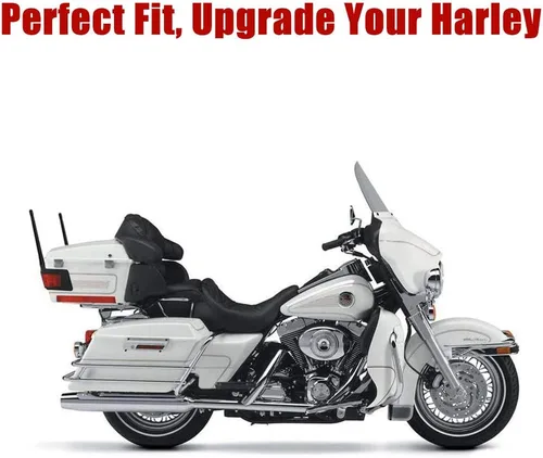Miniatura 2 de Reemplazo de antena corta de motocicleta de 7 pulgadas para Harley Davidson 1989-2025 Touring Electra Glide Ultra Classic, goma flexible