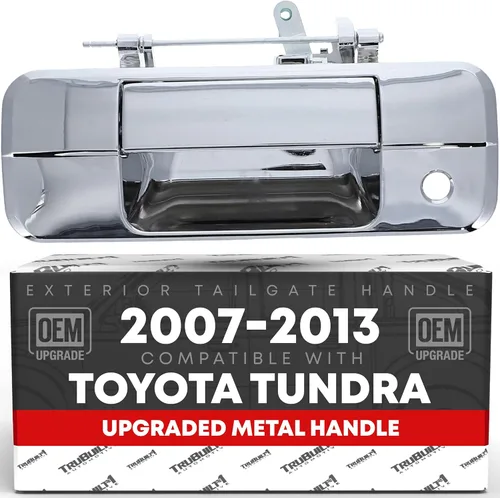 Miniatura 5 de Reemplazo del montaje de la manija del portón trasero, metal mejorado, compatible con Toyota Tundra 2007-2013, mango de pestillo de puerta