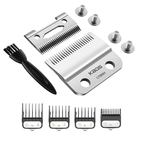 KBDS Cuchillas de repuesto para cortaúpers, pieza de cuchilla de precisión de 2 agujeros compatible con Wahl Magic Clip/Super