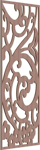 Miniatura 52 de Bridgewater - Paneles de pared decorativos de madera con calado, 9 3/8 pulgadas de ancho x 24 3/8 pulgadas de alto x 1/4 de alto, nogal