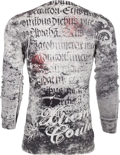 Miniatura 3 de Xtreme Couture by Affliction - Camisa térmica de manga larga para hombre, Negro