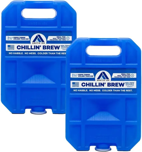 Miniatura 9 de Arctic Ice Chillin' Brew Series Long Lasting Reusable Ice Pack - Freezes at 28° Fahrenheit - Designed to Keep Beverages Colder Than Ice