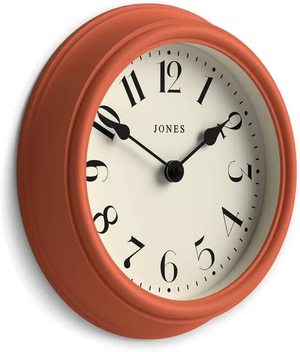 Miniatura 7 de JONES CLOCKS® Frieze - Reloj de pared, pequeño y elegante, clásico, redondo, 9.1 in, verde salvia, bonito diseño, ideal para la cocina, sala