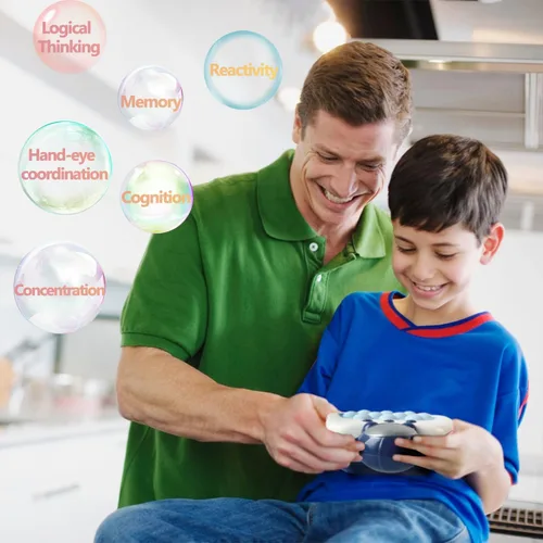 Miniatura 3 de Intoypad Pop The Target! Máquina de juego de mano de empuje de velocidad: un divertido juego multijugador para la familia. Juguete sensorial Fidget