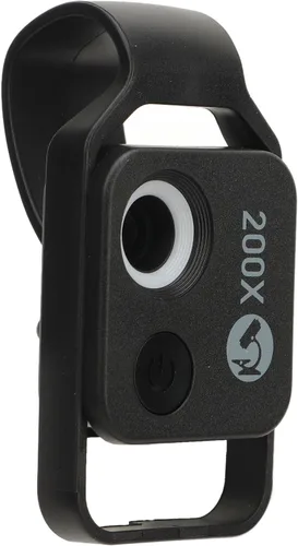Miniatura 3 de 200X HD Teléfono Mini Microscopio de Bolsillo Portátil Digital Microscopio Cámara con Lente CPL para Enseñar Experimento Construido en Batería
