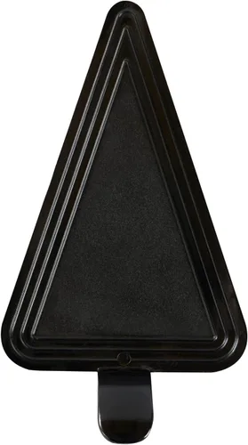 Miniatura 17 de Restaurantware Tablas para pasteles de 4.5 x 3 pulgadas, 100 bandejas triangulares de postre, ligeras con asa, tableros de repostería de plástico