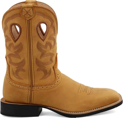 Miniatura 4 de Twisted X Women's 9" Ruff Stock, Wide Square Toe with CellSole