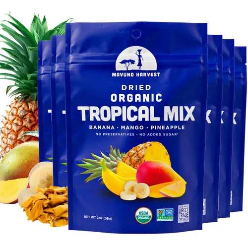 Miniatura 19 de Mavuno Harvest - Fruta seca 100% orgánica, 6 paquetes de 2 onzas de Jaca