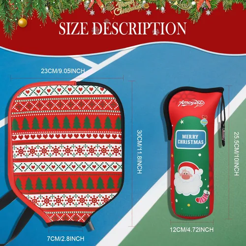 Miniatura 3 de Soporte para pelotas de pickleball – 1 bolsa de almacenamiento para pelotas, bolsa de tenis portátil con gancho para valla, soporte de botella