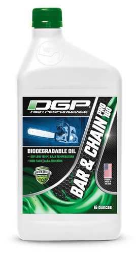 Miniatura 4 de DGP Pro100 Aceite biodegradable para barra y cadena – Verde, ecológico, no tóxico, lubricante profesional para barra y motosierra – Para todas