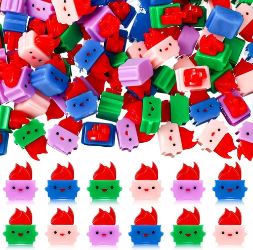 Miniatura 8 de Simgoing 50 piezas de mini figuras de resina a granel en forma de basura de resina en miniatura, mini basurero, accesorios de escritorio, divertidos
