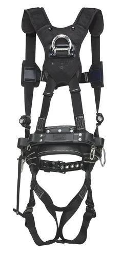Miniatura 2 de DBI-Sala DBI/Sala 1113677 Nomex/Kevlar Web, Nomex/Kevlar Back/Leg Padding, PVC Coated Alum Back D-Ring, Aisladores de cuero, 2D D-Size 22 Cinturón