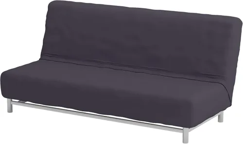 La funda de repuesto de algodón pesado Lovas para sofá cama es compatible con IKEA Beddinge Sleeper, un repuesto de calidad para futón (algodón gris
