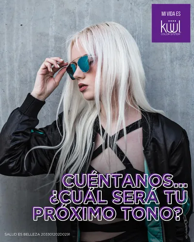 Miniatura 4 de CHAMPÚ MATIZANTE KUUL 33.81 oz - CHAMPÚ MORADO - (MATIZANTE CABELLOS CANOS RUBIOS O DECOLORADOS COLOR DEL LIQUIDO = MORADO) - 1000 ML