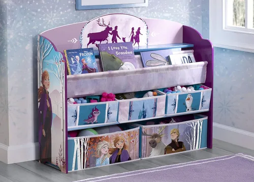 Miniatura 2 de Delta Children Organizador de libros y juguetes de lujo, Disney Frozen II