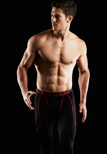 Miniatura 8 de TSLA - Paquete de 1 o 2 pantalones térmicos de compresión para hombre, leggings deportivos y mallas para correr, pantalones para usar como primera